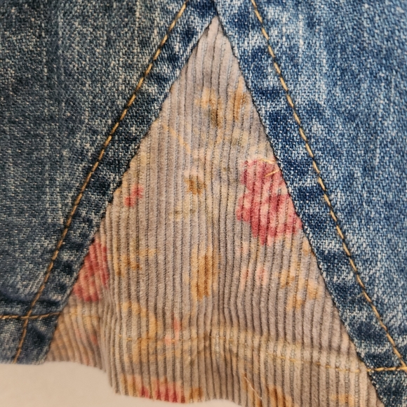 Ralph Lauren baby Jean dress overalls 100% Cotton pockets patchwork sz Small EUC - Picture 8 of 13